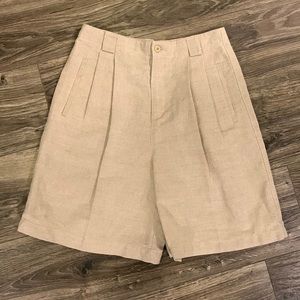 Vintage Liz Claiborne linen shorts